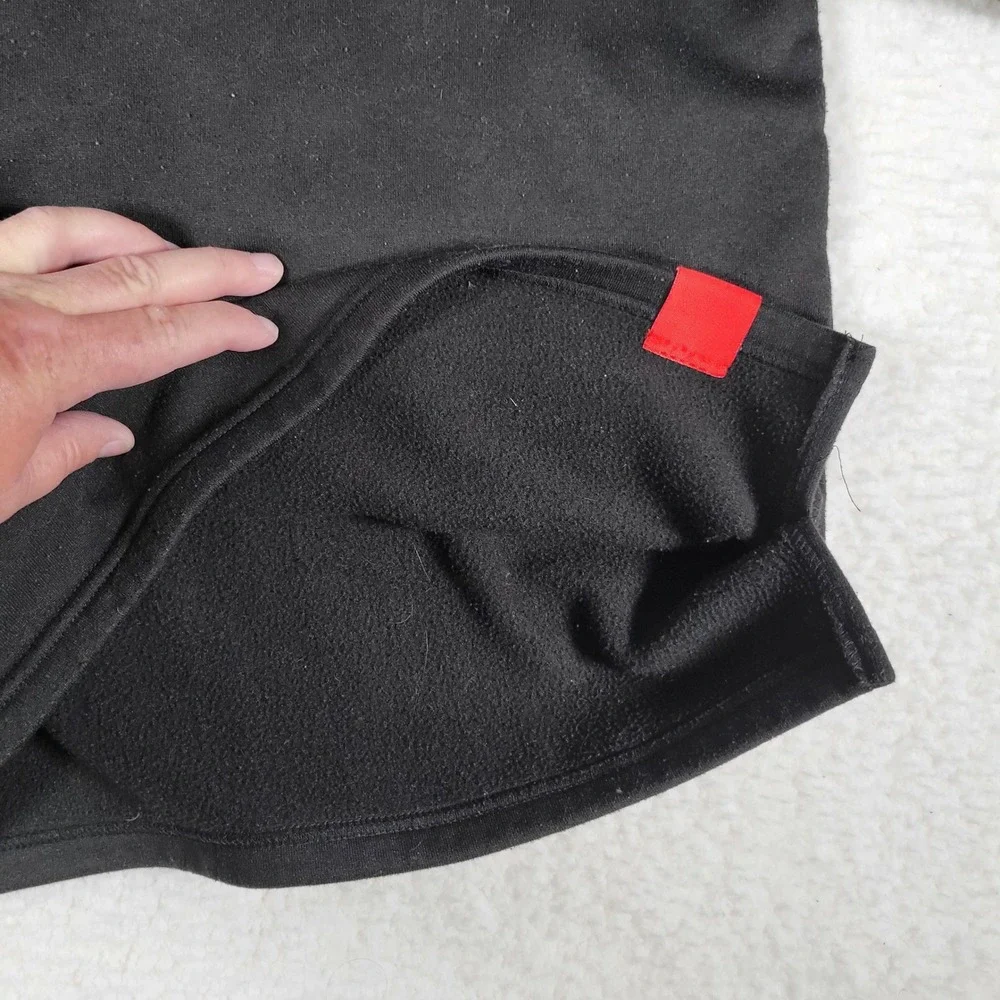 NFL Team Apparel Kansas City Chiefs Men Size S Black Grey Colorblock Sweatshirt